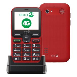 Telefono movil doro leva l10 - 2.4 pulgadas - 4g - rojo