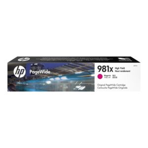 Cartucho hp pagewide enterprise 981x  color 556 - mfp 586 alta capacidad magenta