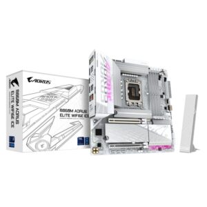 Placa base gigabyte b860m aorus elite wifi6e ice matx -  4x ddr5 lga1851