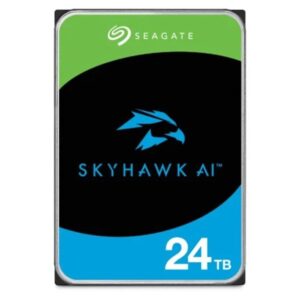 Disco duro interno hdd seagate skyhawk ai st24000ve002 24tb 3.5 pulgadas 7200rpm -  256mb -  sata3
