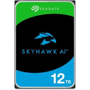 Disco duro interno hdd seagate skyhawk ai st12000ve003 12tb 3.5 pulgadas 7200rpm -  512mb -  sata3