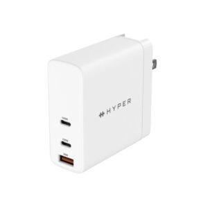 Cargador de pared universal hyper hyperjuice 140w 1x usb tipo a -  2x usb tipo c