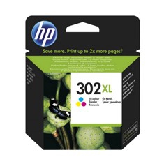 Cartucho tinta hp f6u67ae color n? 302xl deskjet 1010 - 2130 - 45020