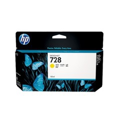 Cartucho tinta hp f9j65a  amarillo n?728