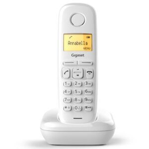 Telefono fijo inalambrico gigaset a170 blanco 50 numeros agenda -  10 tonos
