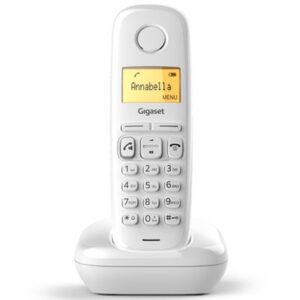Telefono fijo inalambrico gigaset a270 blanco 80 numeros agenda -  10 tonos