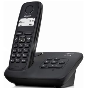 Telefono fijo inalambrico gigaset al117a - contestador - negro