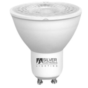 Bombilla led silver electronic eco dicroica 5w=35w -  gu10 -  6000k -  38? -  381 lm -  luz fria -  a+