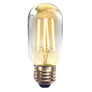 Bombilla led silver electronic filamento edison tubo 2w=20w -  e27 -  2.200k -  320? -  220 lm -  luz extra calida -  a++
