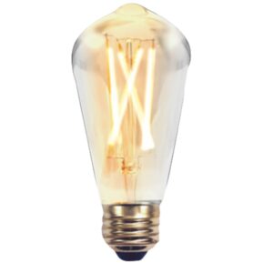 Bombilla led silver electronic filamento edison pera 2w=20w -  e27 -  2.200k -  320? -  220 lm -  luz extra calida -  a++