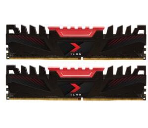 Memoria ddr4 16gb 2x8gb 3200mhz dimm pc4 - 25600 pny cl16 1.35v xlr8