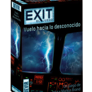 Juego de mesa devir exit 15 vuelo hacia lo desconocido