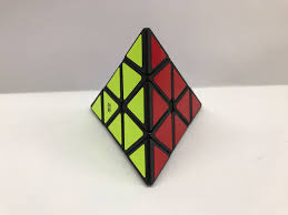 Cubo de rubik qiyi qiming pyraminx bordes negros