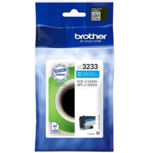 Cartucho tinta brother lc3233c cian 1500 p?ginas