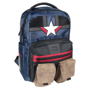 Mochila casual cerd? marvel capitan america vengadores multicolor 48 cm