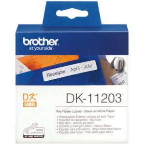Rollo de etiquetas precortadas brother dk11203