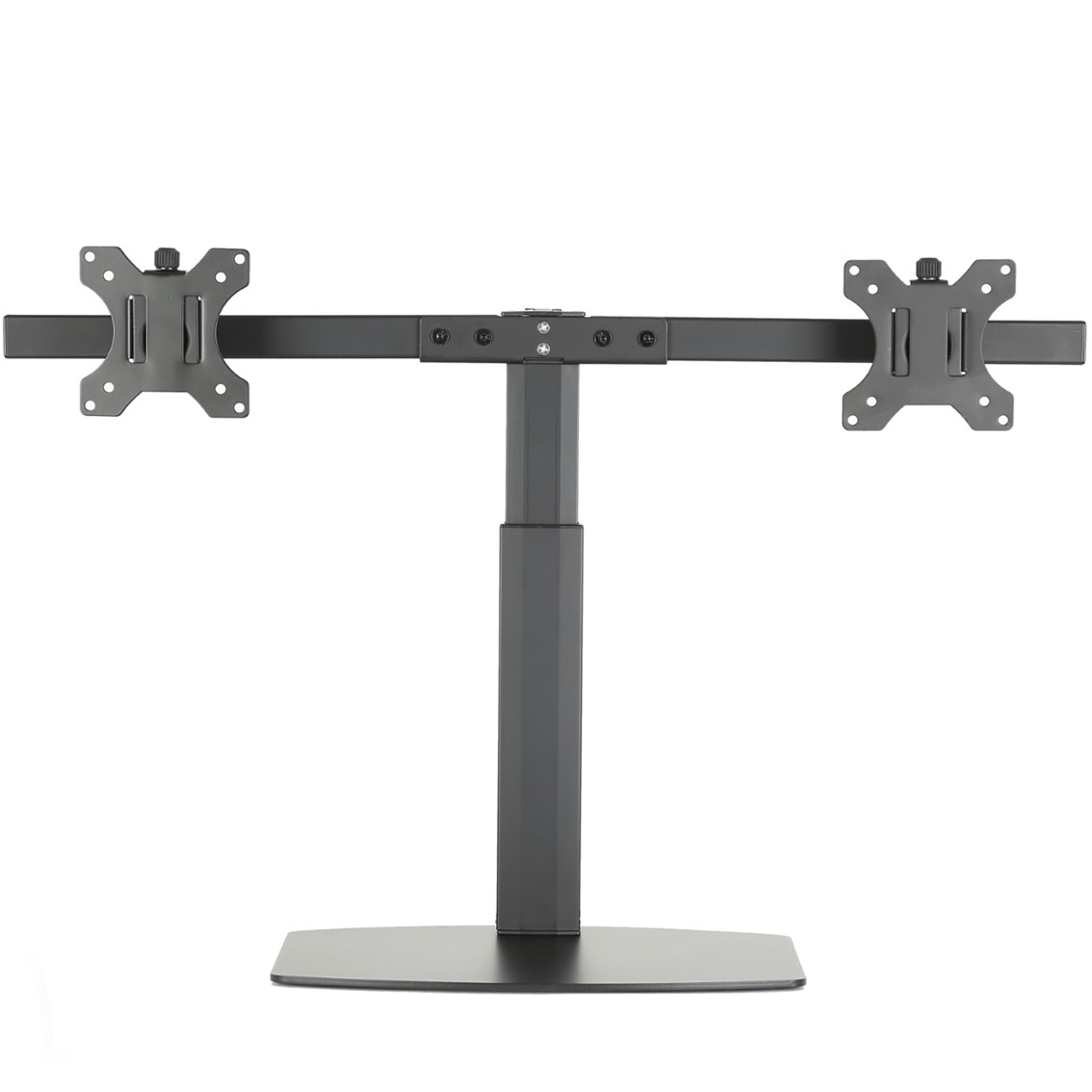 Soporte de mesa ewent ew1538 con resorte de gas para 2 monitores de hasta 27 pulgadas