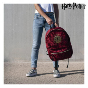 Mochila casual terciopelo cerd? harry potter anden 9 3 - 4 burdeos 40 cm