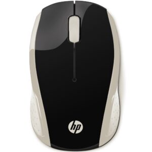 Mouse raton hp wireless inalambrico 200 negro - oro