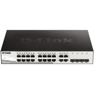 Switch d - link 20 puertos gestionable 16 gigabit ethernet 10 - 100 - 100 4 sfp