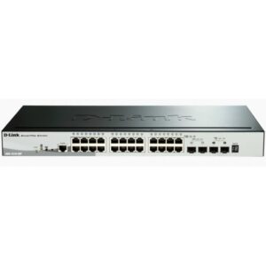 Switch d - link 28 puertos gestionable 24 gigabit ethernet 10 - 100 - 1000 poe 2 sfp smartpro