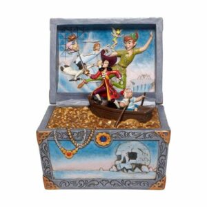 Figura enesco disney peter pan cofre del tesoro peter pan garfio & compa?ia
