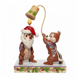 Figura enesco disney chip & dale version navide?a