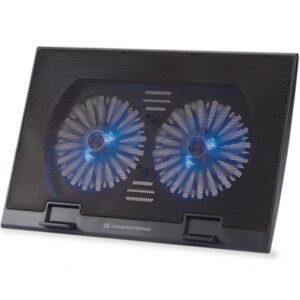 Base refrigeracion conceptronic para portatiles 2 ventiladores 125mm hasta 17 pulgadas