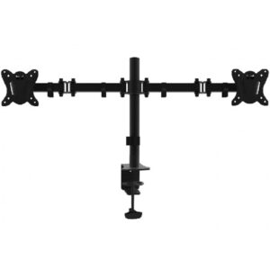 Soporte pantalla equip para mesa dos brazos 2 pantallas  13 pulgadas - 27 pulgadas  de brazo   inclinable  y giratorio 360? max. vesa 100x100 hata 8kg