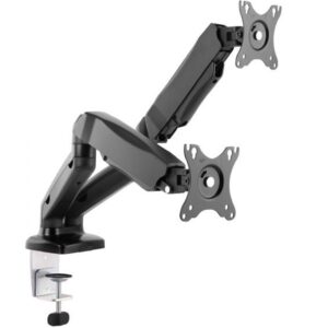 Soporte pantalla equip para mesa 13 pulgadas - 27 pulgadas 2 brazo inclinables para 2 monitor muelle de gas vesa hasta 6.5kg