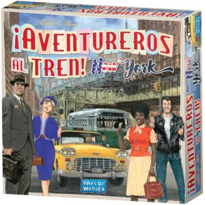 Juego de mesa asmodee ?aventureros al tren! new york pegi 8