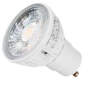 Bombilla led pro+ silver electronics dicroica 5w=60w -  gu10 -  5000k -  38? -  470 lm -  luz blanca -  a+ -  acabado blanco