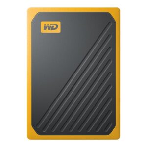 Disco duro externo ssd wd western digital 1tb my passport go usb 3.0 ambar