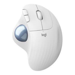 Mouse raton logitech ergo m575 bluetooth & wireless blanco
