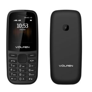 Telefono volfen a3 negro pantalla 1.8 pulgadas - camara - radio fm - micro sd -  bateria larga duracion