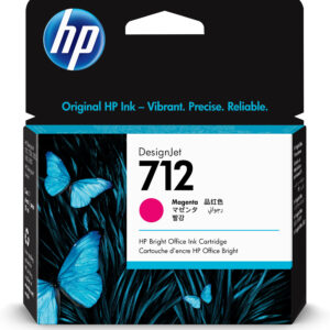 Cartucho tinta hp 712 - 3ed68a -  29 ml -  t210 -  t230 -  t250 -  t630 -  t650 -  magenta