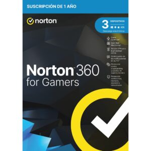 Antivirus norton 360 for gamers 50gb espa?ol 1 usuario 3 dispositivos 1 a?o in box