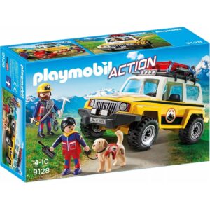 Playmobil vehiculo de rescate en la monta?a