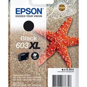 Cartucho tinta epson c13t03a14010 singlepack negro 603xl estrella de mar