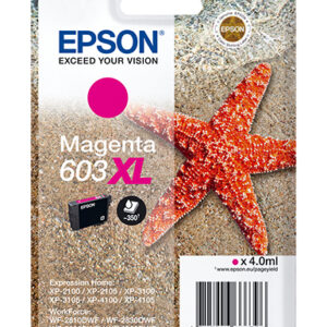 Cartucho tinta epson c13t03a34010 singlepack magenta 603xl estrella de mar