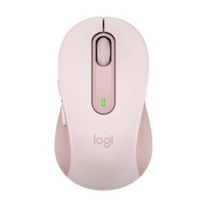Mouse raton logitech m650 mediano optico wireless inalambrico rosa