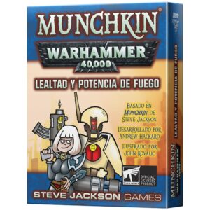 Juego de mesa munchkin warhammer lealtad y potencia de fuego pegi 10