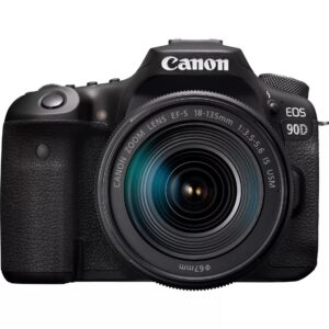 Camara digital canon eos 90d 18 - 135mm is usm - 32.5mp - digic 8 - 45 puntos de enfoque - 4k - wifi - bluetooth