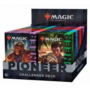 Juego de cartas caja de sobres wizards of the coast magic the gathering pioneer challenger deck display 8 mazos ingl?s