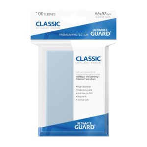 Fundas transparentes de cartas ultimate guard classic soft tama?o est?ndar (100)