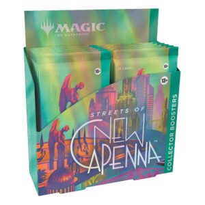 Juego de cartas wizards of the coast magic the gathering streets of new capenna caja de sobres de coleccionista (12) ingl?s