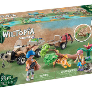 Playmobil wiltopia quad rescate de animales