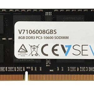 Memoria ram v7 sodimm 8gb ddr3 1333 mhz pc3 - 10600