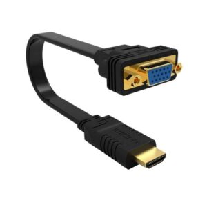 Cable adaptador ewent hdmi a vga 20cm - macho -  hembra