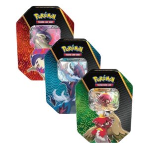 Juego de cartas pokemon tcg divergent powers tins expositor 6 latas ingl?s